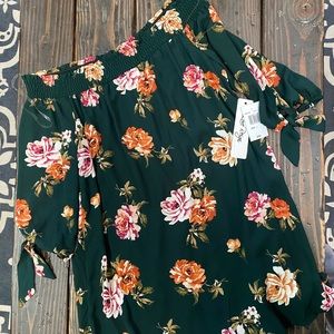 Green Floral Dress